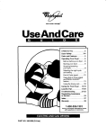 Whirlpool 3401092 Clothes Dryer User Manual