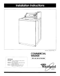 Whirlpool 3354199 Washer User Manual