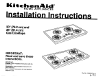 Whirlpool 3189086 Cooktop User Manual