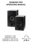 Wharfedale DIAMOND 8.1 PRO ACTIVE Portable Speaker User Manual