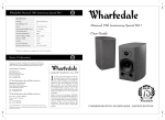 Wharfedale D9.1 Speaker User Manual