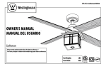 Westinghouse mh10 Outdoor Ceiling Fan User Manual