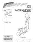 Weslo 831.28540.0 Home Gym User Manual