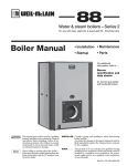 Weil-McLain 88 Boiler User Manual