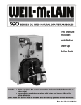 Weil-McLain 550-141-829/1201 Boiler User Manual