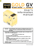 Weil-McLain 3 Series Boiler User Manual
