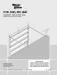 Wayne-Dalton 9600 Garage Door Opener User Manual