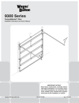 Wayne-Dalton 9300 Garage Door Opener User Manual