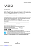 Vizio E420VO Flat Panel Television User Manual