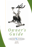 Vision Fitness ES700 Elliptical Trainer User Manual