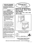 Vermont Casting 2950 Fan User Manual