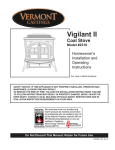 Vermont Casting 2310 Stove User Manual