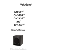 Velodyne Acoustics CHT-10R Speaker User Manual