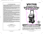 Vector VEC1098A Automobile Battery Charger User Manual