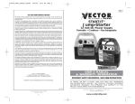 Vector VEC011 Automobile Battery Charger User Manual