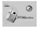 Uniden EXT1265 Cordless Telephone User Manual