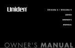 Uniden DXI5586-3 Cordless Telephone User Manual