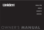 Uniden CEZAI 998 Cordless Telephone User Manual