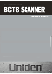 Uniden BCT8 Scanner User Manual