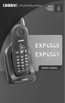 Uniden 4541 Cordless Telephone User Manual