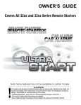 Ultra Start 16xx Remote Starter User Manual