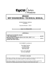 Tyco MX4428 Smoke Alarm User Manual