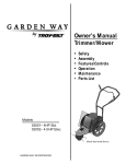 Troy-Bilt 52051 Trimmer User Manual