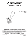 Troy-Bilt 148H Tiller User Manual