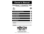 Tripp Lite 120V Power Supply User Manual
