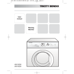 Tricity Bendix AW1202W Washer User Manual