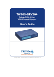 TRENDnet TU2-ET200 Computer Hardware User Manual