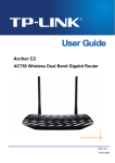 TP-Link 1910010993 Network Router User Manual