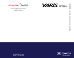 Toyota 2009 Yaris Sedan Automobile User Manual