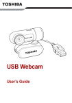 Toshiba USB Webcam Digital Camera User Manual
