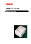 Toshiba TRST-A10 Printer User Manual