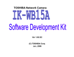Toshiba Toshiba Security Camera User Manual