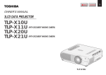 Toshiba TLP-X10U Projector User Manual