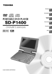 Toshiba SD-P1400 DVD Player User Manual