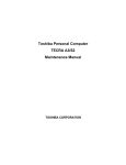 Toshiba S2 Personal Computer User Manual