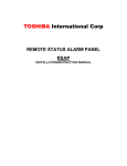 Toshiba RSAP Network Card User Manual