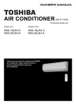 Toshiba RAS-18LAH-A Air Conditioner User Manual