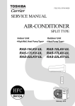 Toshiba RAS-15LAV-UL Air Conditioner User Manual