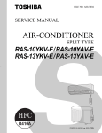 Toshiba RAS-10YAV-E Air Conditioner User Manual