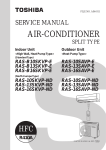 Toshiba RAS-10SAVP-E Air Conditioner User Manual