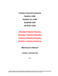 Toshiba PRO T215 Personal Computer User Manual