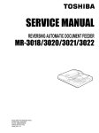 Toshiba MR-3018 Scanner User Manual