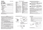 Toshiba IK-7200A Security Camera User Manual