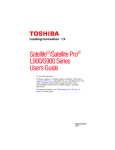 Toshiba GMAD00296010 Laptop User Manual