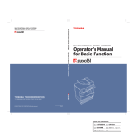 Toshiba e-STUDIO161 Printer User Manual