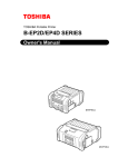 Toshiba B-EP2DL Printer User Manual